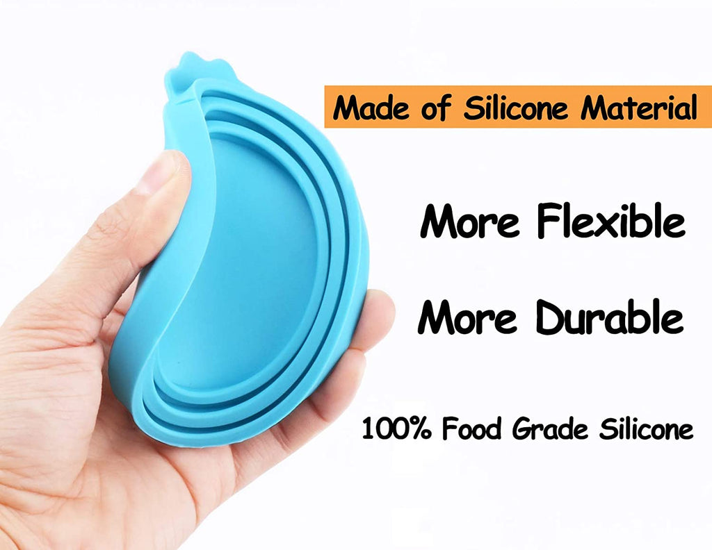 Keep Your Pet's Food Fresh with  Silicone Can Lids! 🎉🐾 Perfect fit for dog & cat food cans in stylish blue and green! 🌟 #PetCare #FreshFood