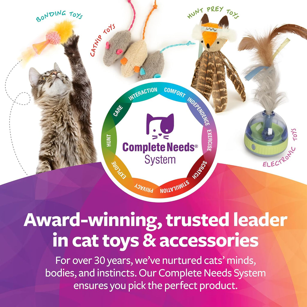 Unleash the fun with  Skitter Critters! 🐾 3 Pack of Catnip Toys in Gray/Cream - Perfect for Playtime! 🐱✨