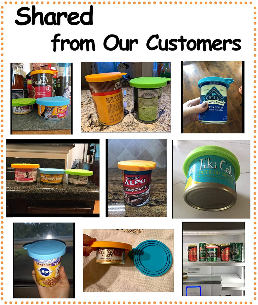 Keep Your Pet's Food Fresh with  Silicone Can Lids! 🎉🐾 Perfect fit for dog & cat food cans in stylish blue and green! 🌟 #PetCare #FreshFood
