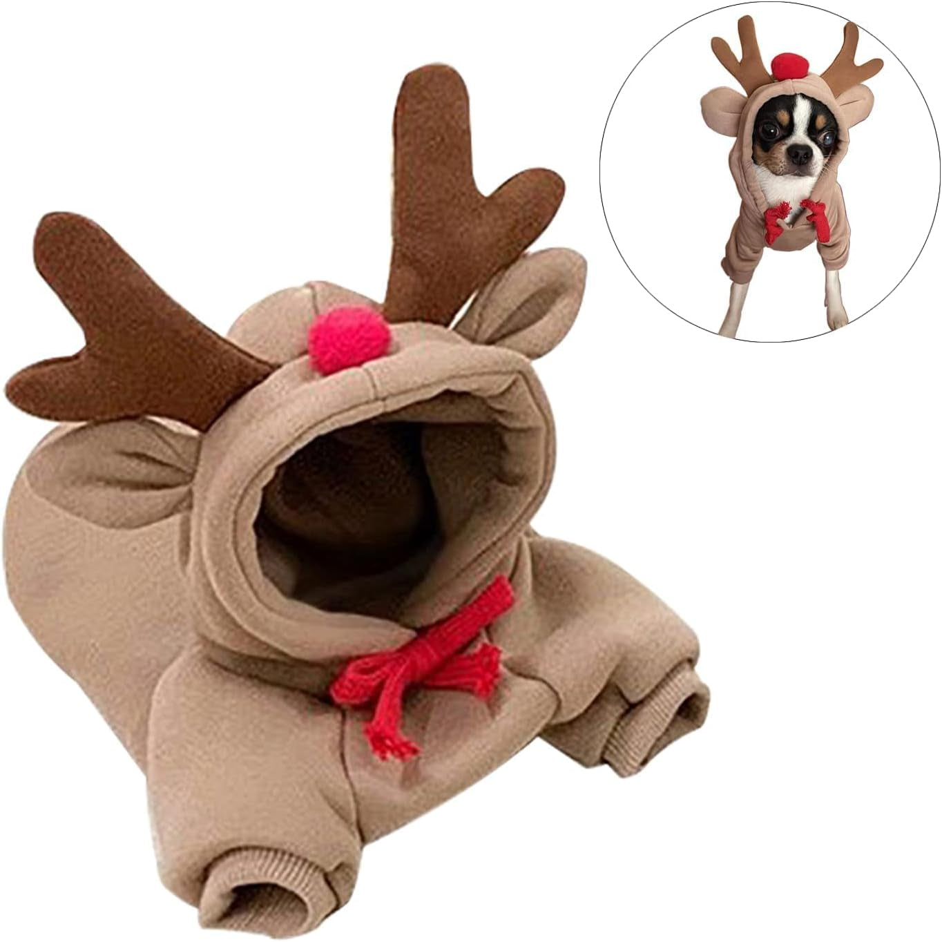 Stay cozy and stylish this winter with our adorable Elk Fruit Hoodie for your furry friends! Perfect for small dogs and cats! 🐾❄️ #PetFashion #DogHoodie #WinterWear