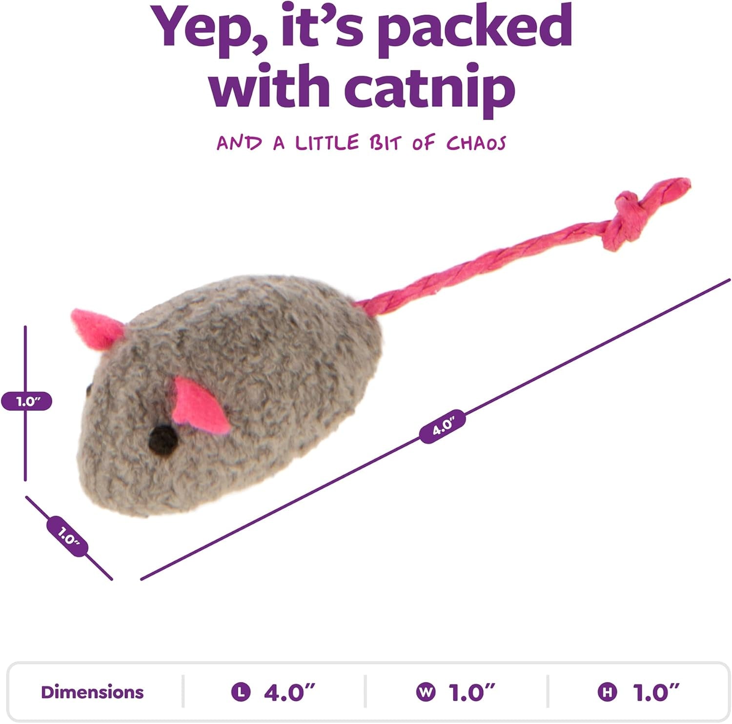 Unleash the fun with  Skitter Critters! 🐾 3 Pack of Catnip Toys in Gray/Cream - Perfect for Playtime! 🐱✨