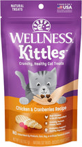 Treat your furry friend to  Kittles: Crunchy, Grain-Free Chicken & Cranberry Cat Treats in a 2 oz bag! 🐱💖✨