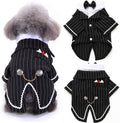 Dress your pup to impress with the  Dog Black Suit Costume! 🎩 Perfect for Halloween, weddings, or any formal occasion. Ideal for small to large dogs and even your cat! 🐾✨