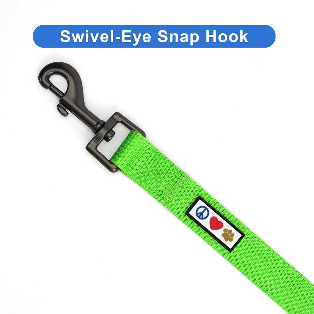 Get Your Pup Stylish & Safe with a Custom 6 Ft Green Dog Leash! 🐾💚 Perfect for Medium & Large Breeds! 🐕✨