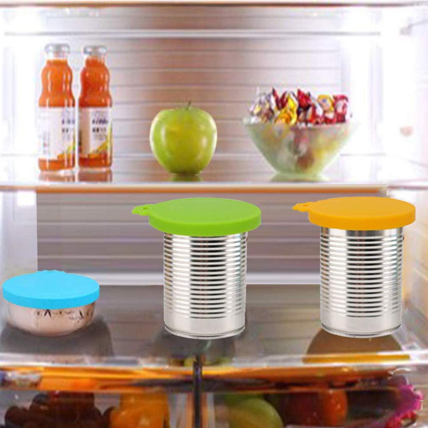 Seal the Freshness! 🍲🐾 4-Pack of Universal BPA Free Silicone Can Covers for Pet Food - Perfect for Dogs & Cats! 🐶🐱 #PetEssentials #FoodStorage