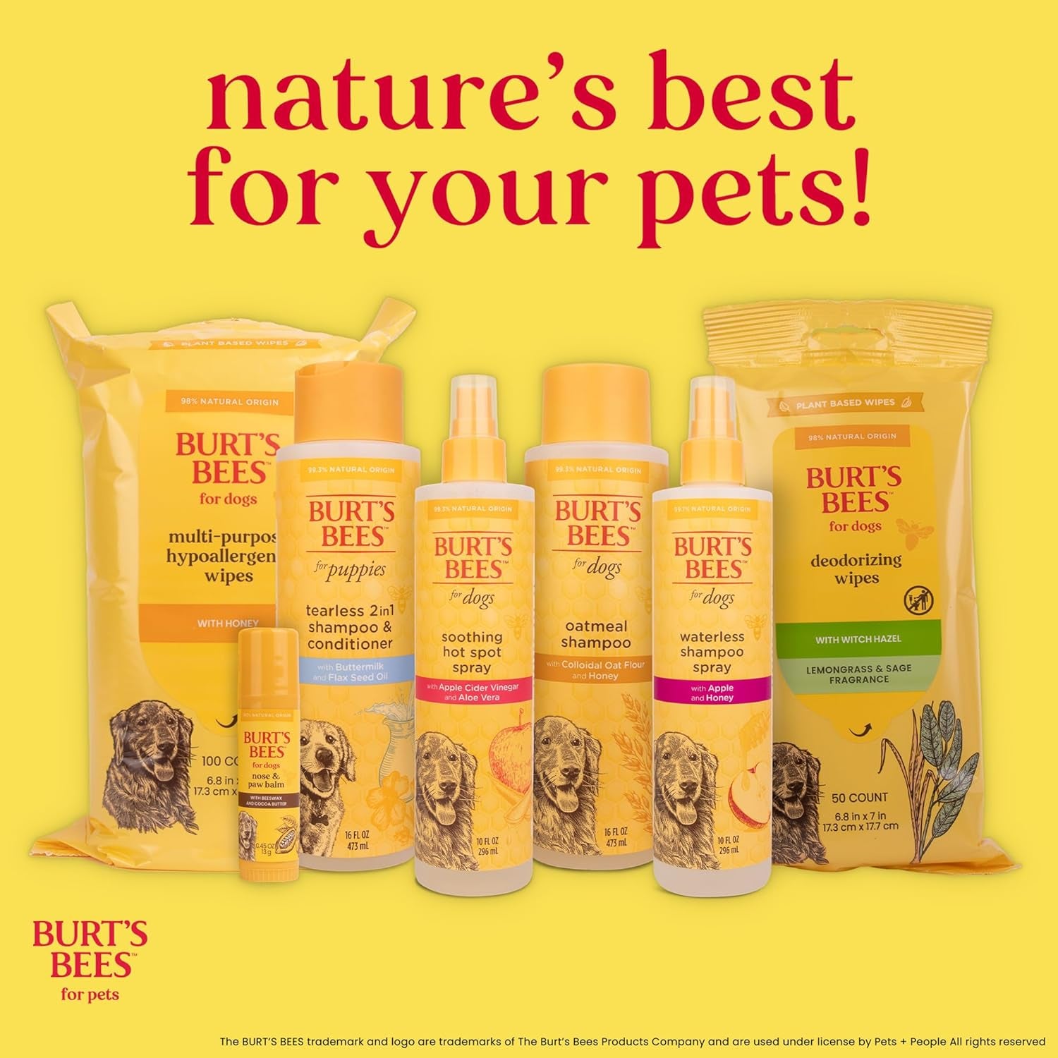 Say goodbye to bath time struggles! 🐶✨ Try Burt's Bees Waterless Dog Shampoo with Apple & Honey – 99.1% natural goodness for a clean, fresh pup in a spray! 🌿🍏 #DogGrooming #Burt'sBees #PetCare