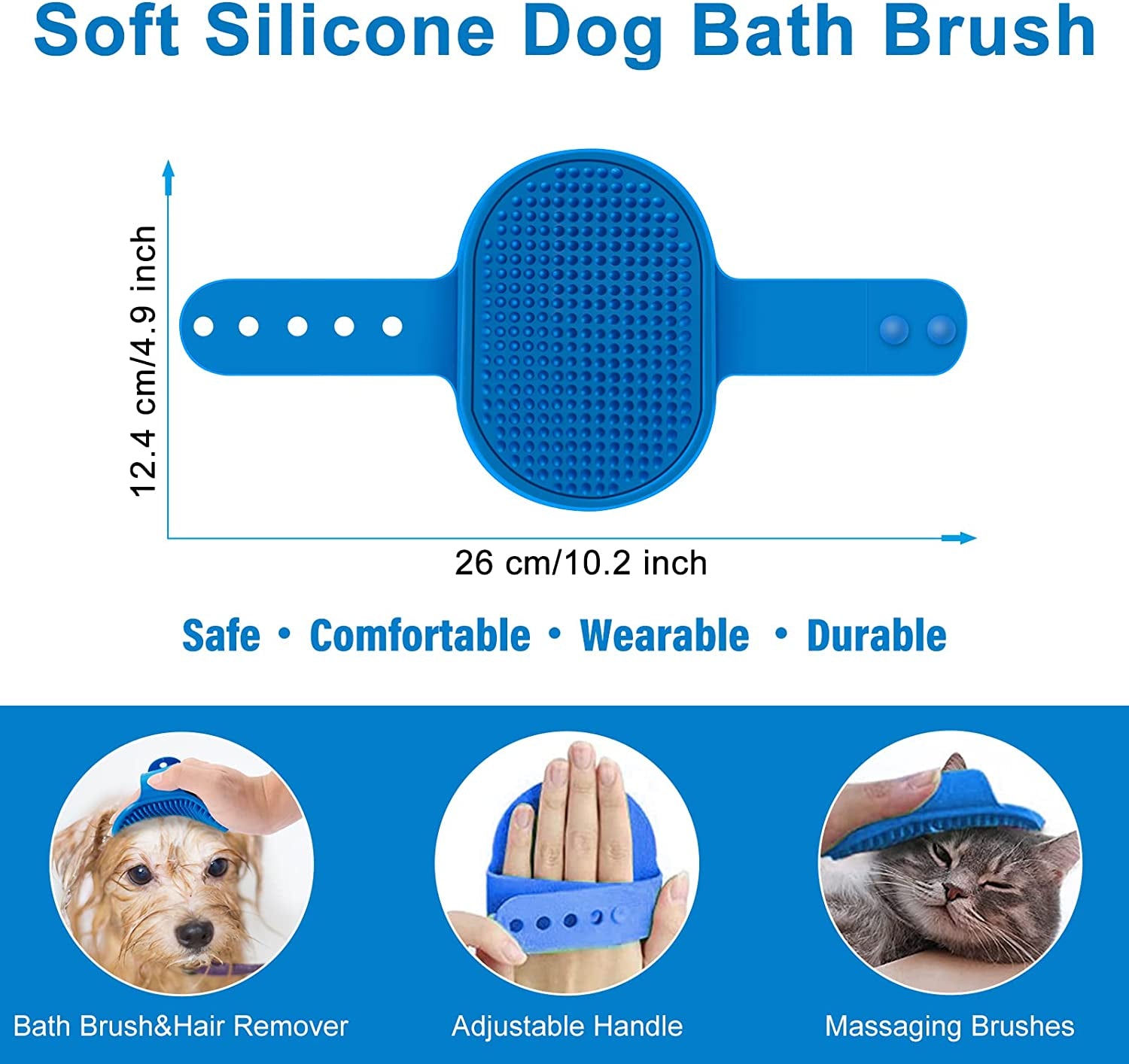 Transform Your Pet's Grooming Game with the  2-in-1 Deshedding Brush & Dematting Comb for All Fur Types!