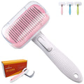 Say goodbye to shedding! 🐾 Get your hands on the  Dog Brush - the pink must-have for long-haired pups! 🌟 Gently smooth out tangles and keep your furry friend looking fabulous! 💖 #DogCare #SheddingSolutions #HappyPup