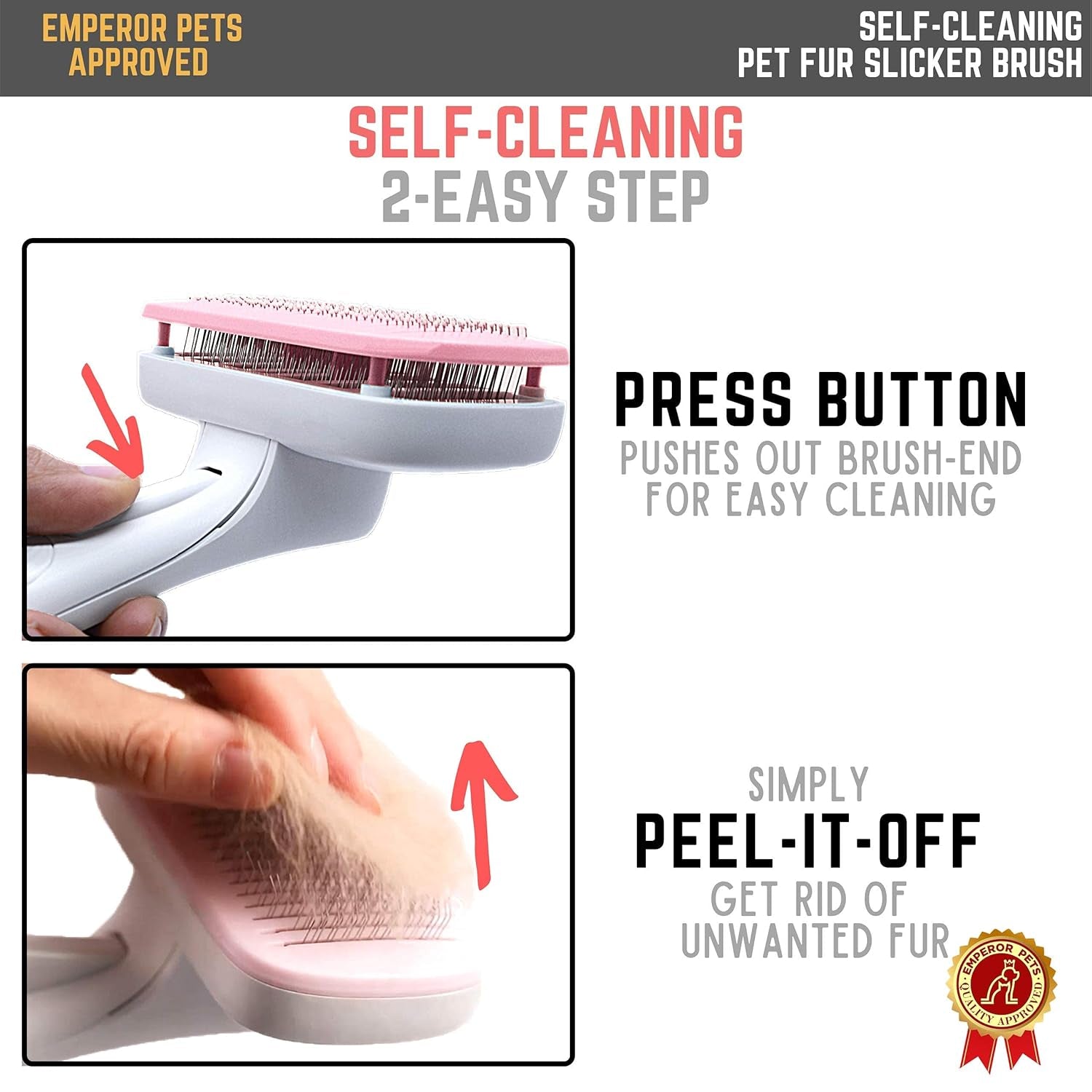 Say goodbye to shedding! 🐾 Get your hands on the  Dog Brush - the pink must-have for long-haired pups! 🌟 Gently smooth out tangles and keep your furry friend looking fabulous! 💖 #DogCare #SheddingSolutions #HappyPup