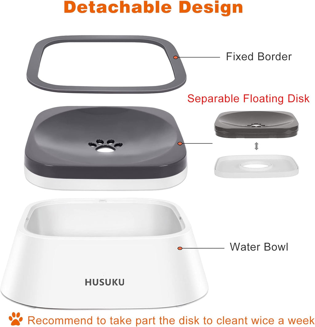 Feed and Hydrate Your Pup in Style! 💧🐾 Check Out Our No-Slip Dog Water Bowl – Perfect for Slow Feeders (35Oz Capacity) 🌟