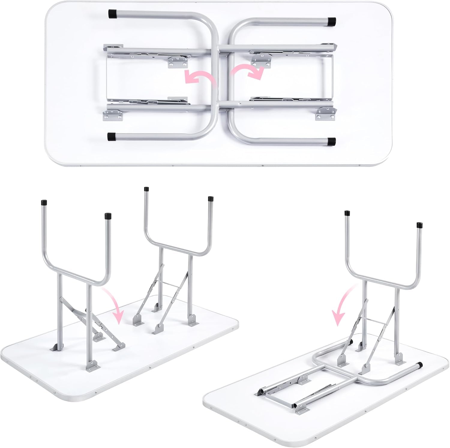 Transform Grooming Time with the  46'' Adjustable Pet Grooming Table for Large Dogs! 💖🐾 Perfectly Portable with Arm, Noose & Mesh Tray - Supports Up to 265lbs!