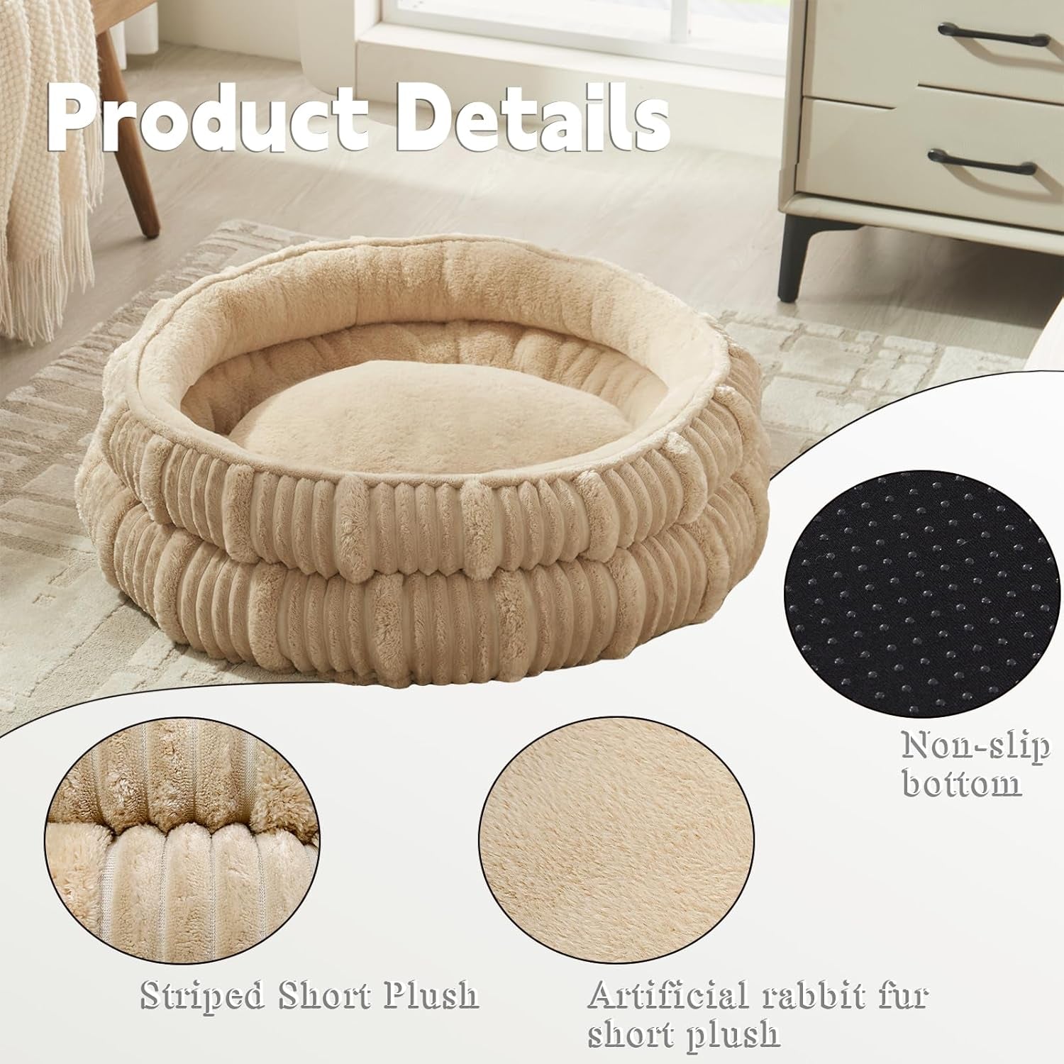 Cozy & Comfy Cat and Puppy Beds - Perfect for Indoor Pets! 🐾✨
