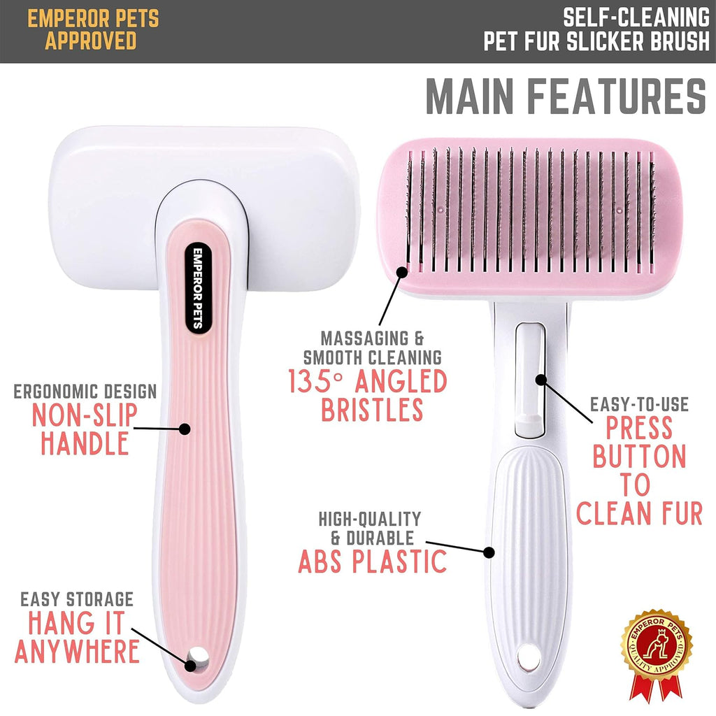 Say goodbye to shedding! 🐾 Get your hands on the  Dog Brush - the pink must-have for long-haired pups! 🌟 Gently smooth out tangles and keep your furry friend looking fabulous! 💖 #DogCare #SheddingSolutions #HappyPup