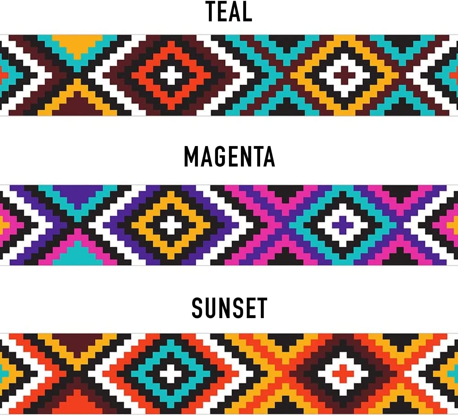 Stylish Aztec Teal Nylon Dog Collar for Small Breeds (10-13 Inch) 🐾✨