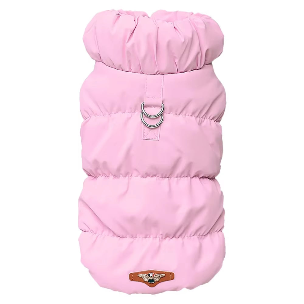 Soft Warm Dog Clothes Winter Padded Puppy Cat Coat Jacket for Small Medium Dogs French Bulldog Poodle Vest Pet Outfit