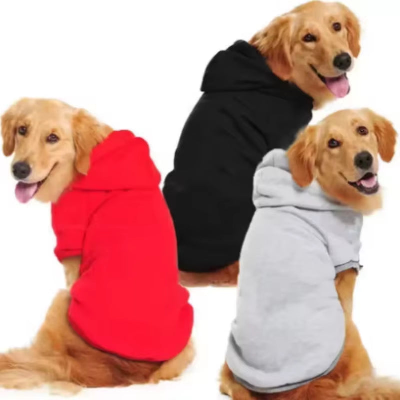 Winter Dog Clothes Sport Hoodies Sweatshirts Warm Coat Clothing Autumn for Small Medium Large Pets Puppy Hooded Sweats