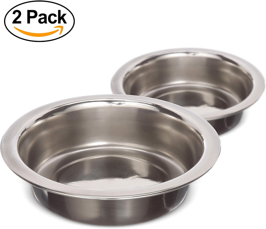 Upgrade your kitty's dining experience with our Whisker Friendly Stainless Steel Cat Bowls! Perfect for food and water, these dishwasher safe dishes come in a set of 2. Say goodbye to messy meals! 🐾✨ #CatLovers #NeaterPetBrands #CatBowls