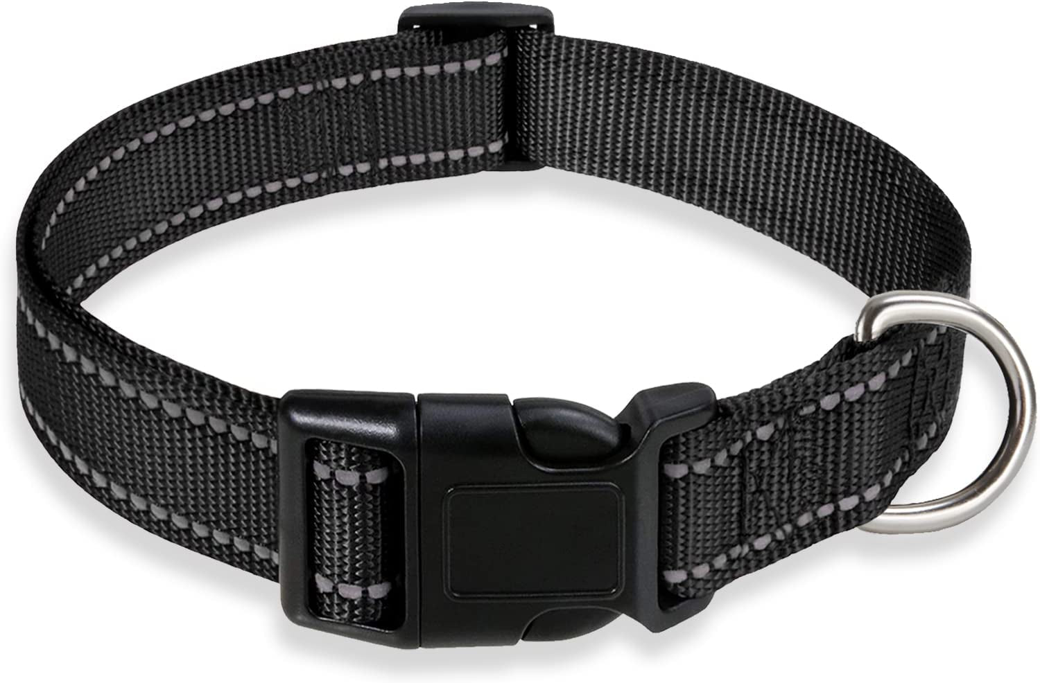 Shine Bright & Stay Safe! 🌟 Adjustable Reflective Dog Collar for All Pups - Perfect for Small to Large Dogs! 🐾 #DogSafety #StylishPaws